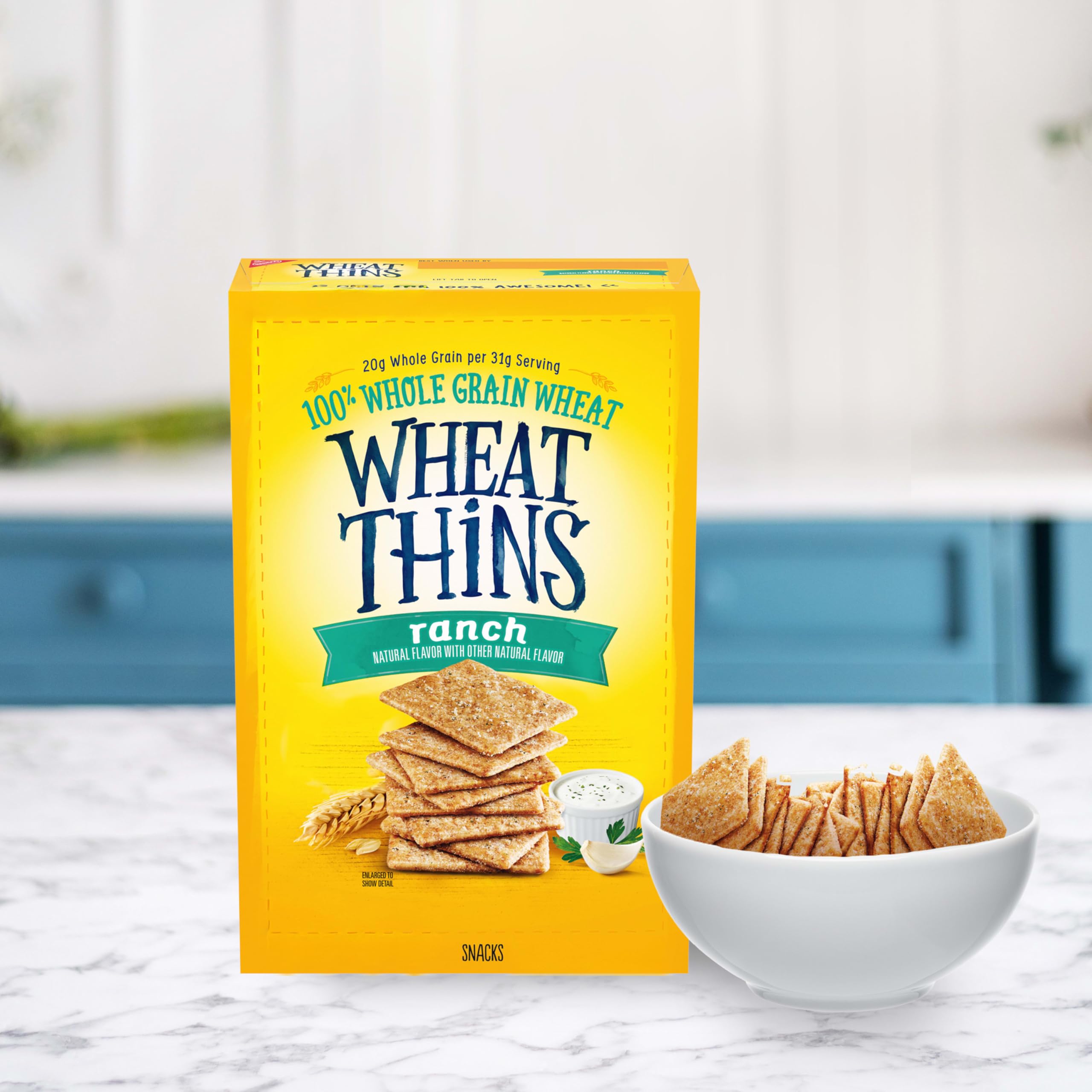 Wheat Thins Ranch Crackers deli board setup with assorted snacks
