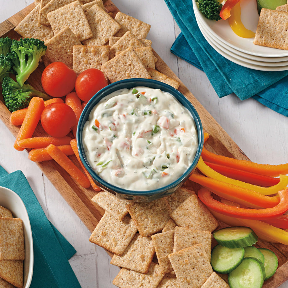 Wheat Thins Ranch Crackers whole grain visual highlight