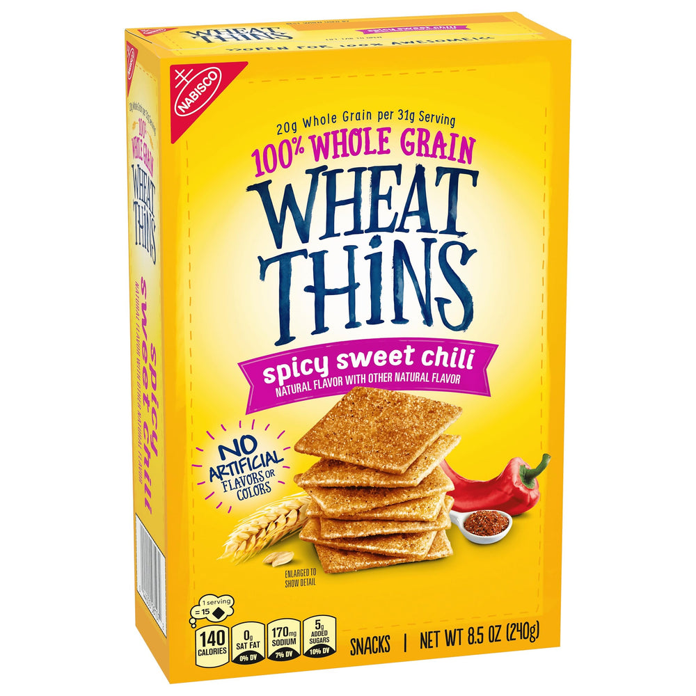 Wheat Thins no artificial flavors indicator stresses clean ingredients.