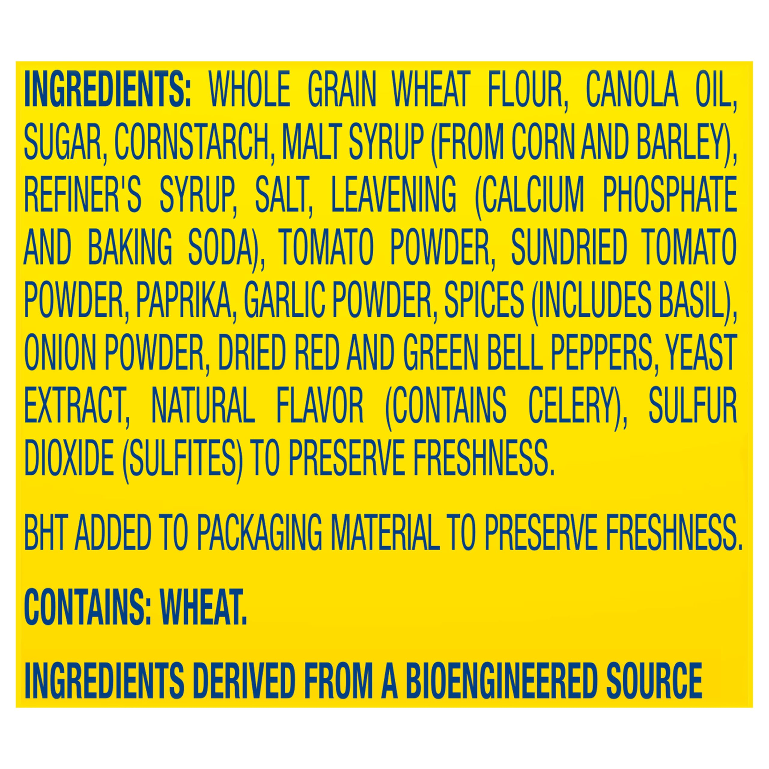 Wheat Thins Sundried Tomato & Basil crackers paired with dips for easy snacking