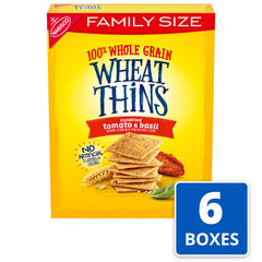 Wheat Thins Sundried Tomato & Basil on a cheese board for entertaining