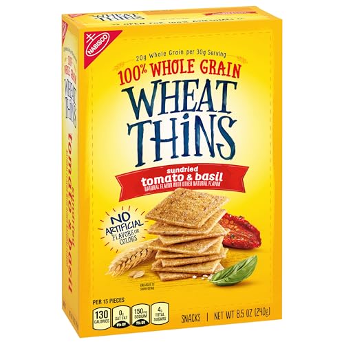 Wheat Thins Sundried Tomato & Basil serving ideas with toppings.