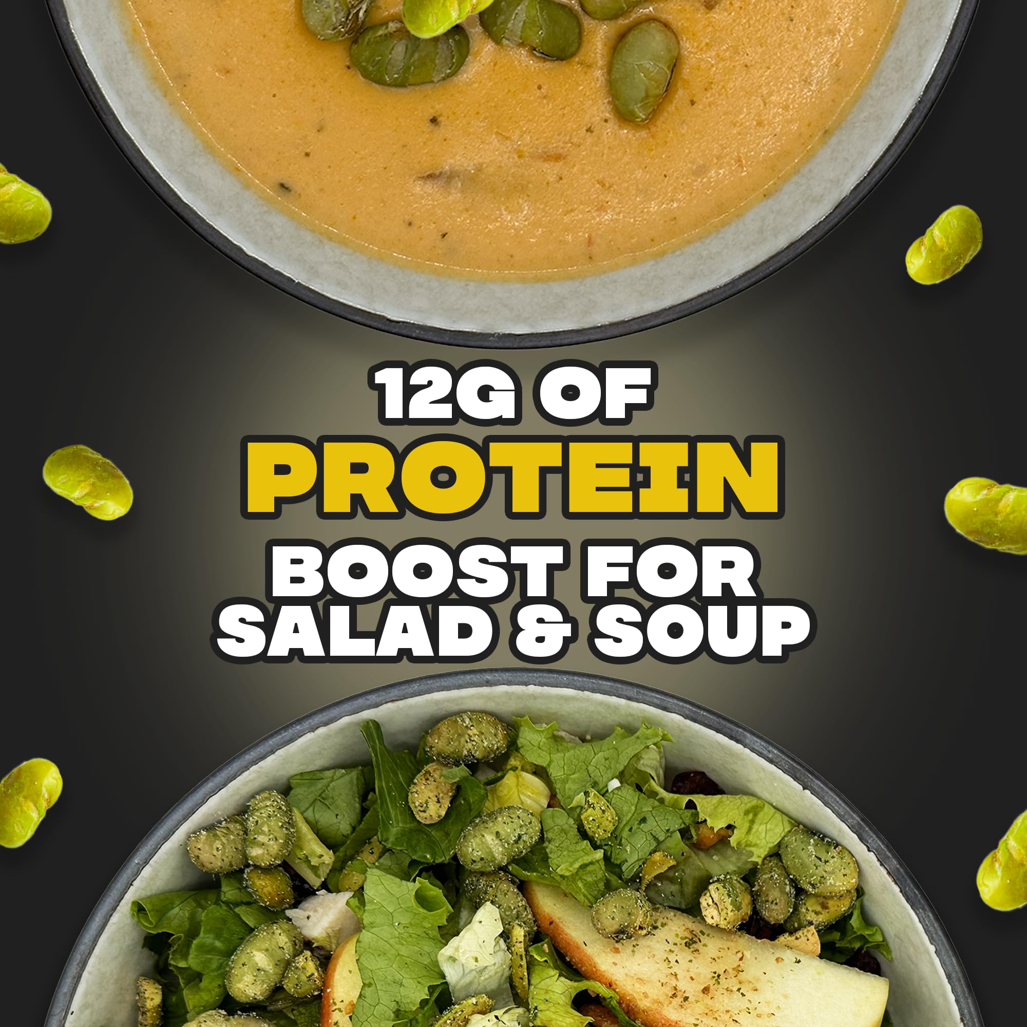 Where You Bean Edamame on-the-go snack ideal for office or travel.