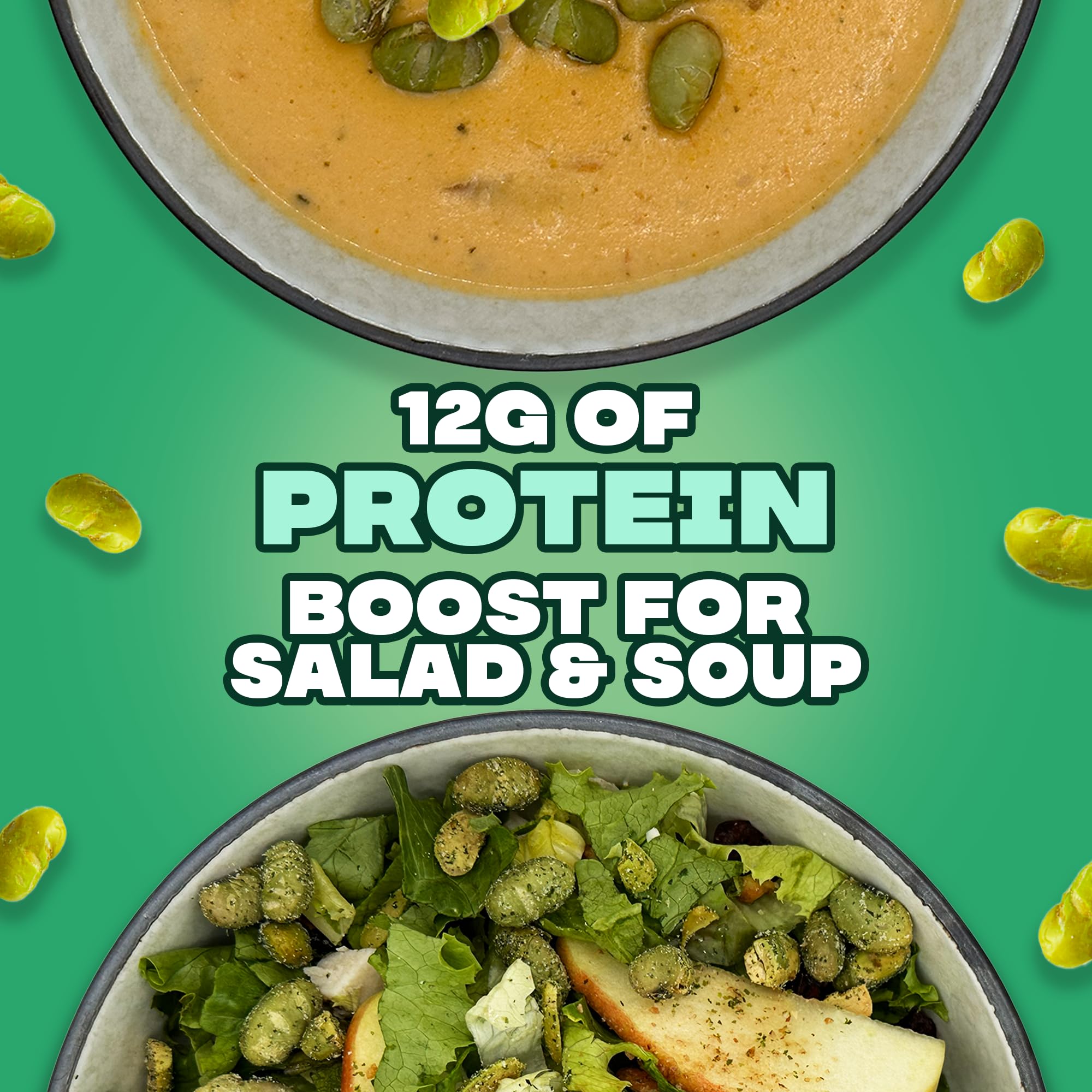 Where You Bean Edamame 12g protein per serving supports plant-based snacking