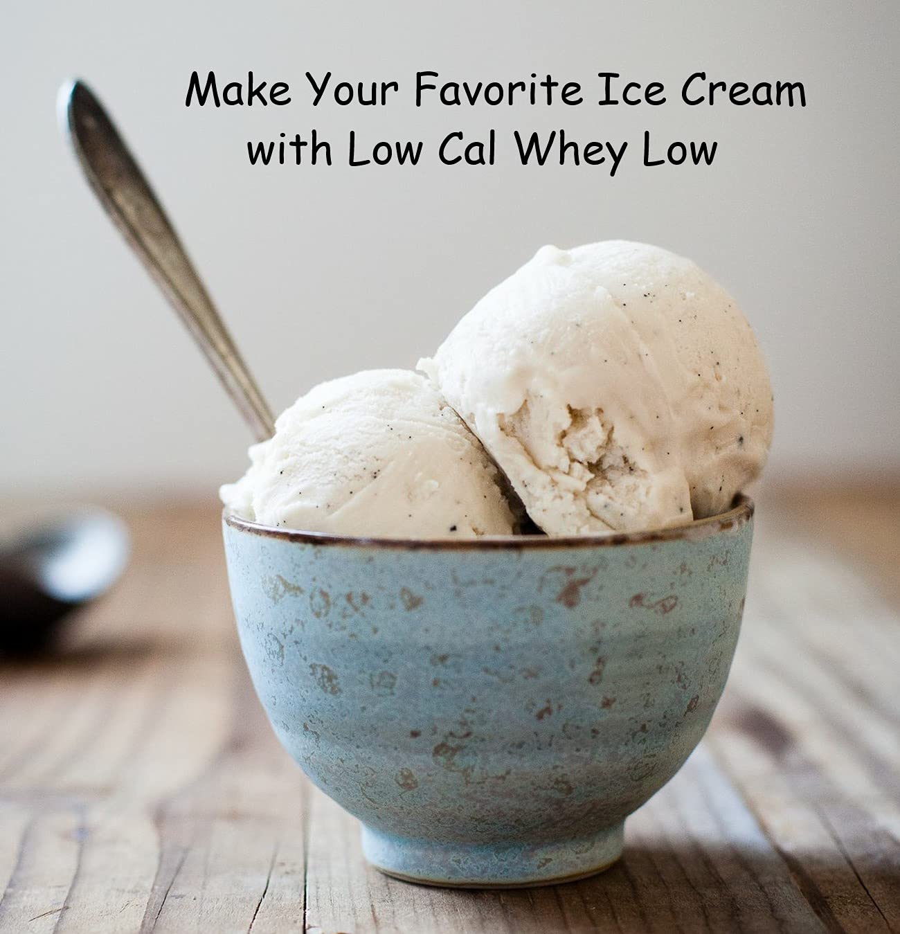 Whey Low sweetener enhances ice cream dessert with fewer calories.