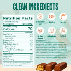 Whims Oat Milk Chocolate Peanut Nougat Bar close-up—rich flavor and creamy texture.
