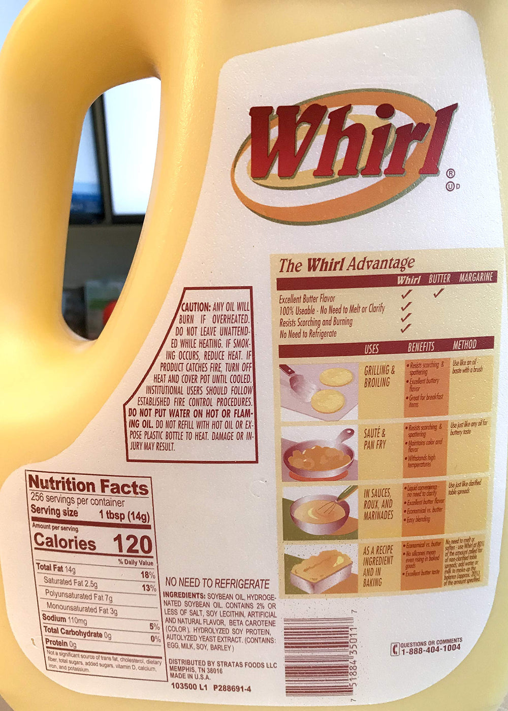 Whirl Butter Flavored Oil blends into sauces with rich nuance.