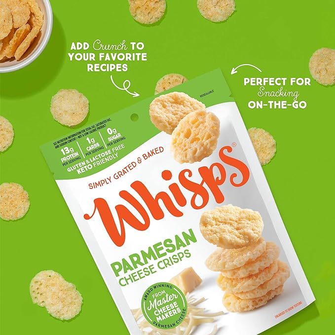 Whisps lunchbox-ready serving for kid-friendly protein snack