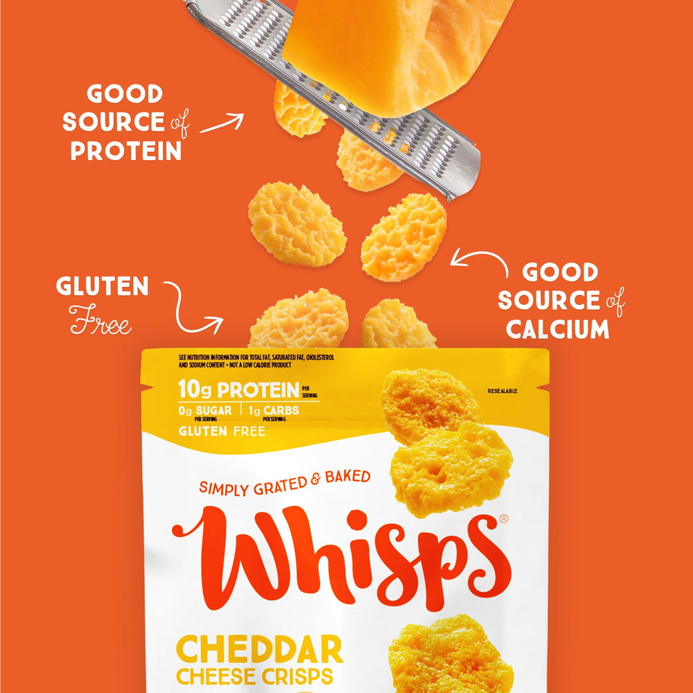 Whisps pepper jack crisp close-up for spicy bite
