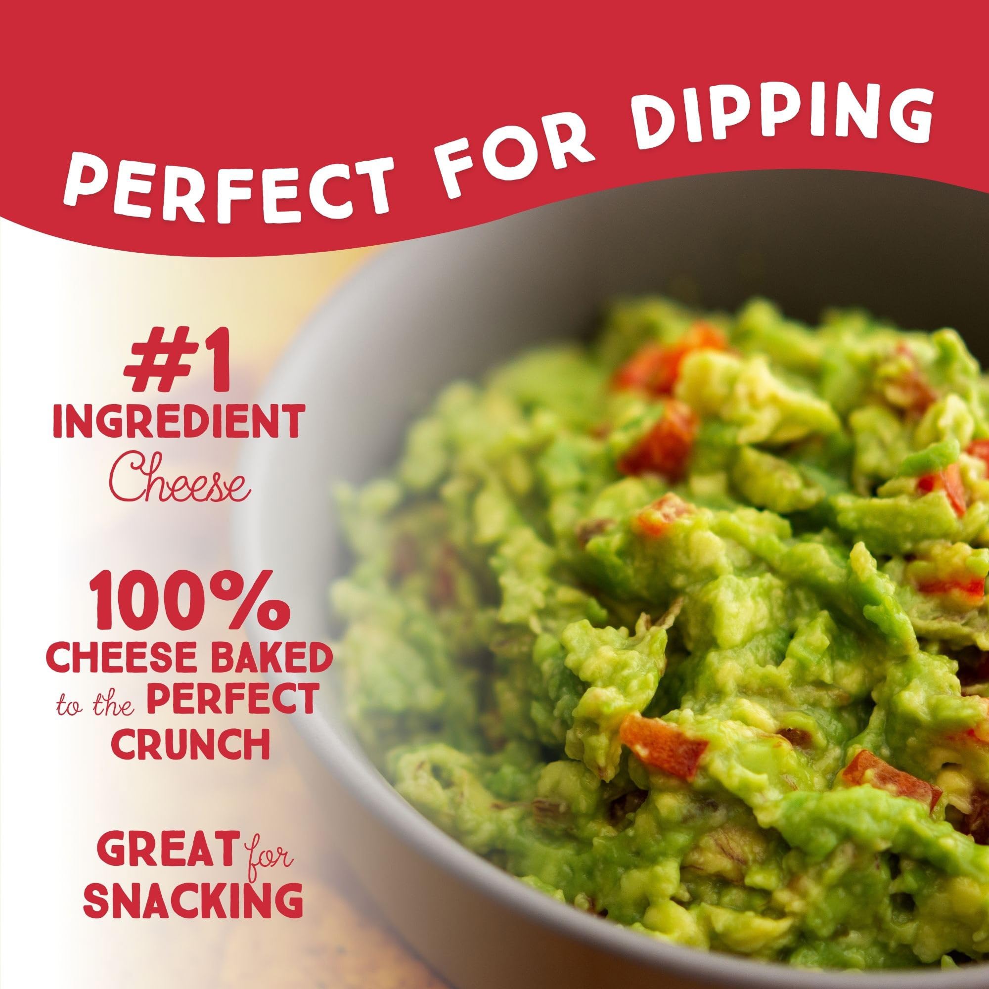 Whisps snack-plate suggestion featuring cheese crisps with dips