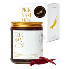 White Elephant Prik Nam Mun bottle pour shows restaurant-quality heat and aroma
