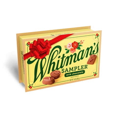 Whitman's Holiday Sampler milk chocolates box, ideal for gifting and sharing during the holidays.