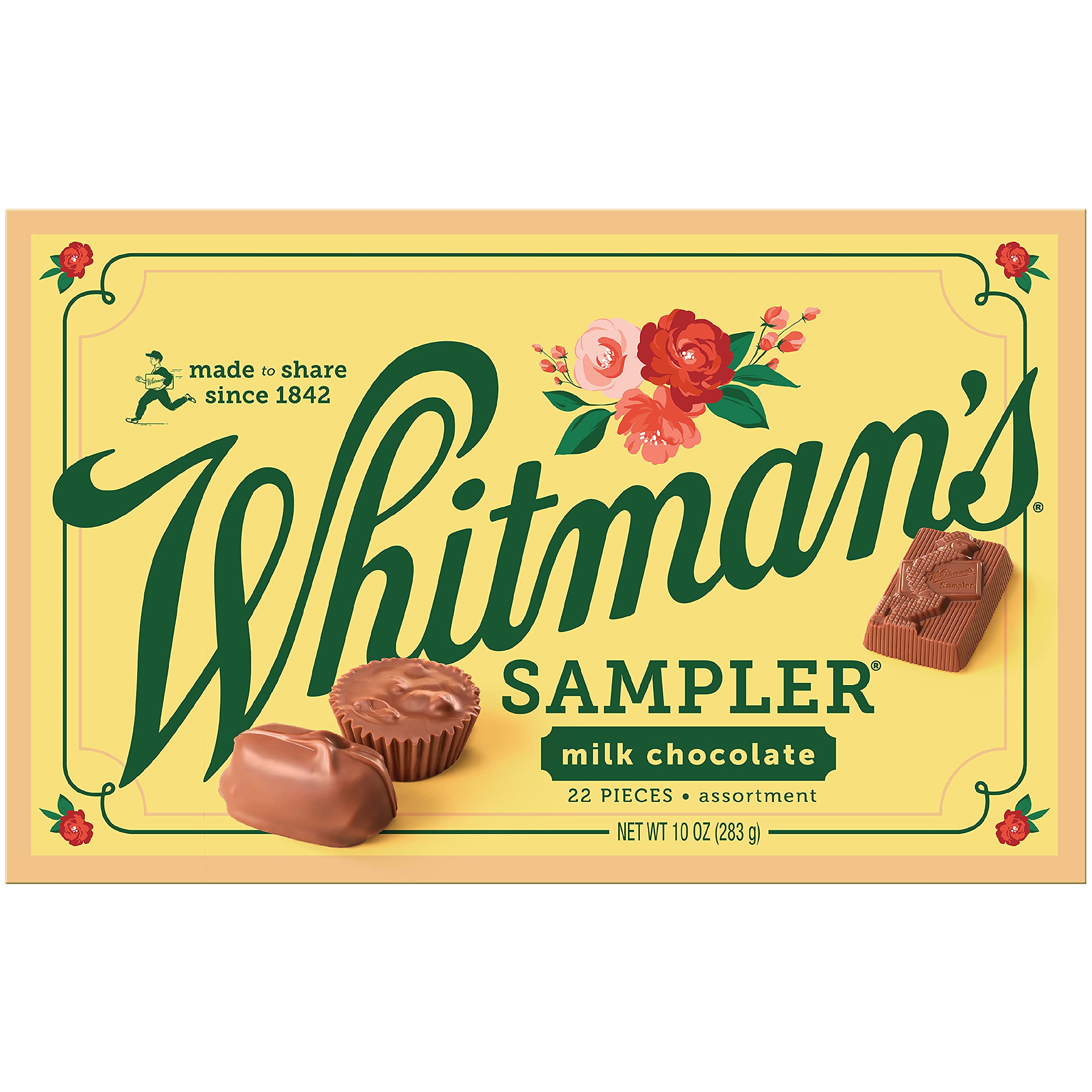 Whitman's Sampler gift box front view for Mother's Day gifting.