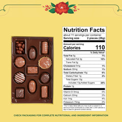 Overview of the 22-piece Whitman's Sampler with diverse flavors