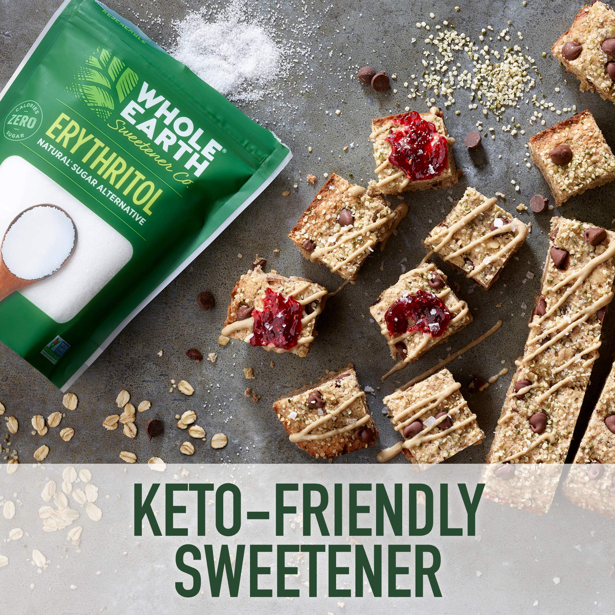 Whole Earth erythritol is gluten-free and kosher for cooking
