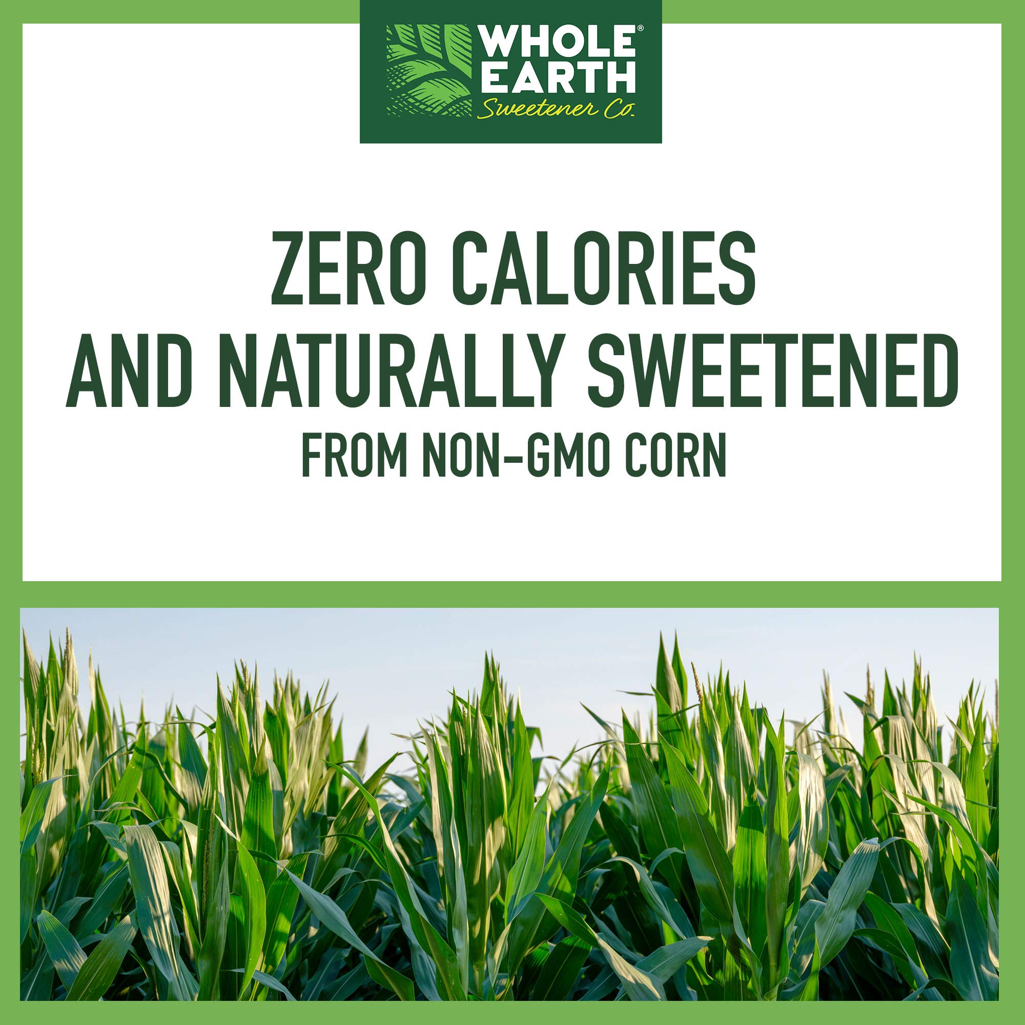 Pouring granulated erythritol from resealable Whole Earth pouch.