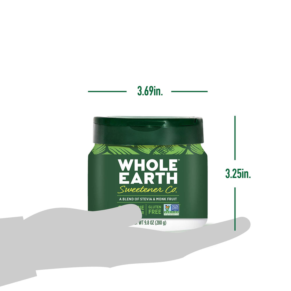 Whole Earth gluten-free and kosher certified symbols displayed on packaging.
