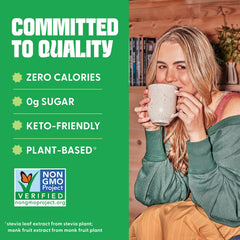 Forty-count box of Whole Earth Nature Sweet for daily use