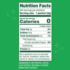 Whole Earth packets in tea provide natural sweetness on the go.