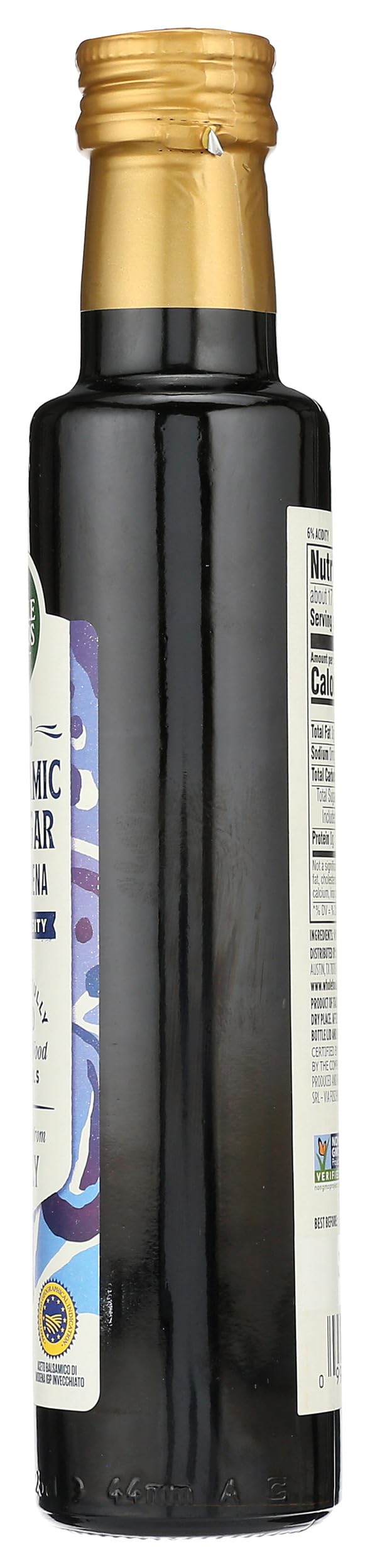 Whole Foods Market aged balsamic in a kitchen scene suggests versatile finishing touches.