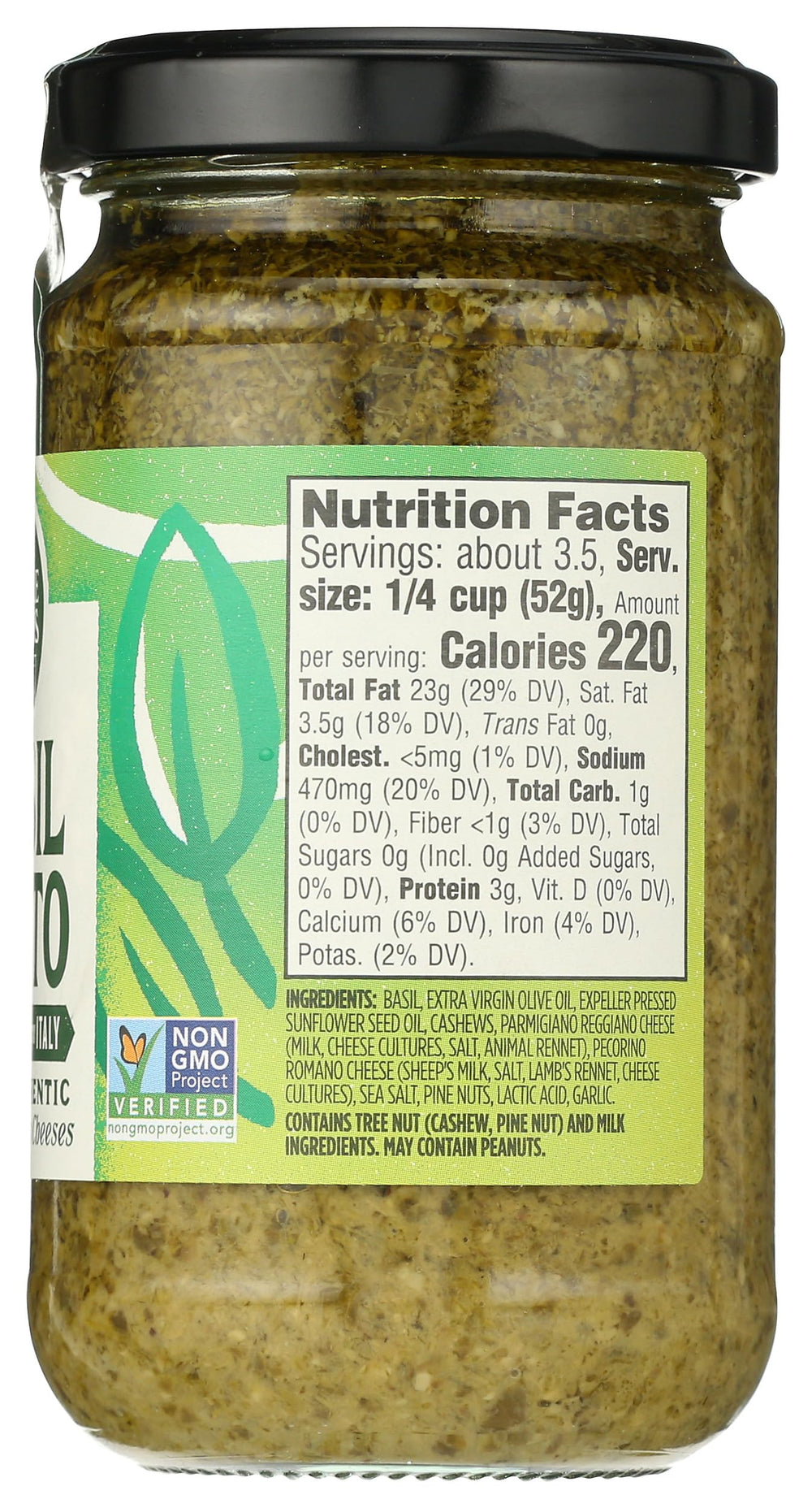 Whole Foods Market Basil Pesto spoon-jar close-up, rich aroma for sauces.