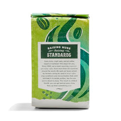 Whole Foods Market Breakfast Blend coffee daily pour highlighting light roast aroma.