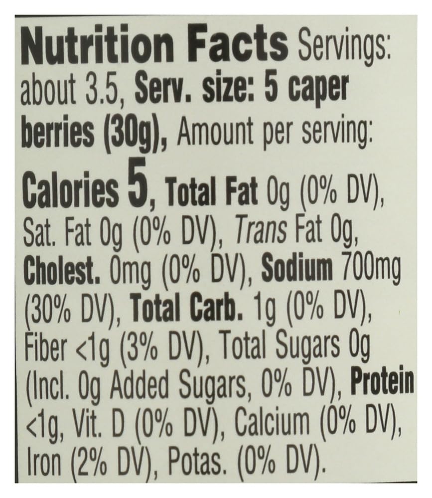 Brine-packed caper berries from Whole Foods Market, ideal for salads