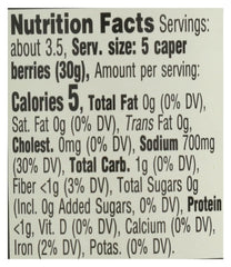 Brine-packed caper berries from Whole Foods Market, ideal for salads