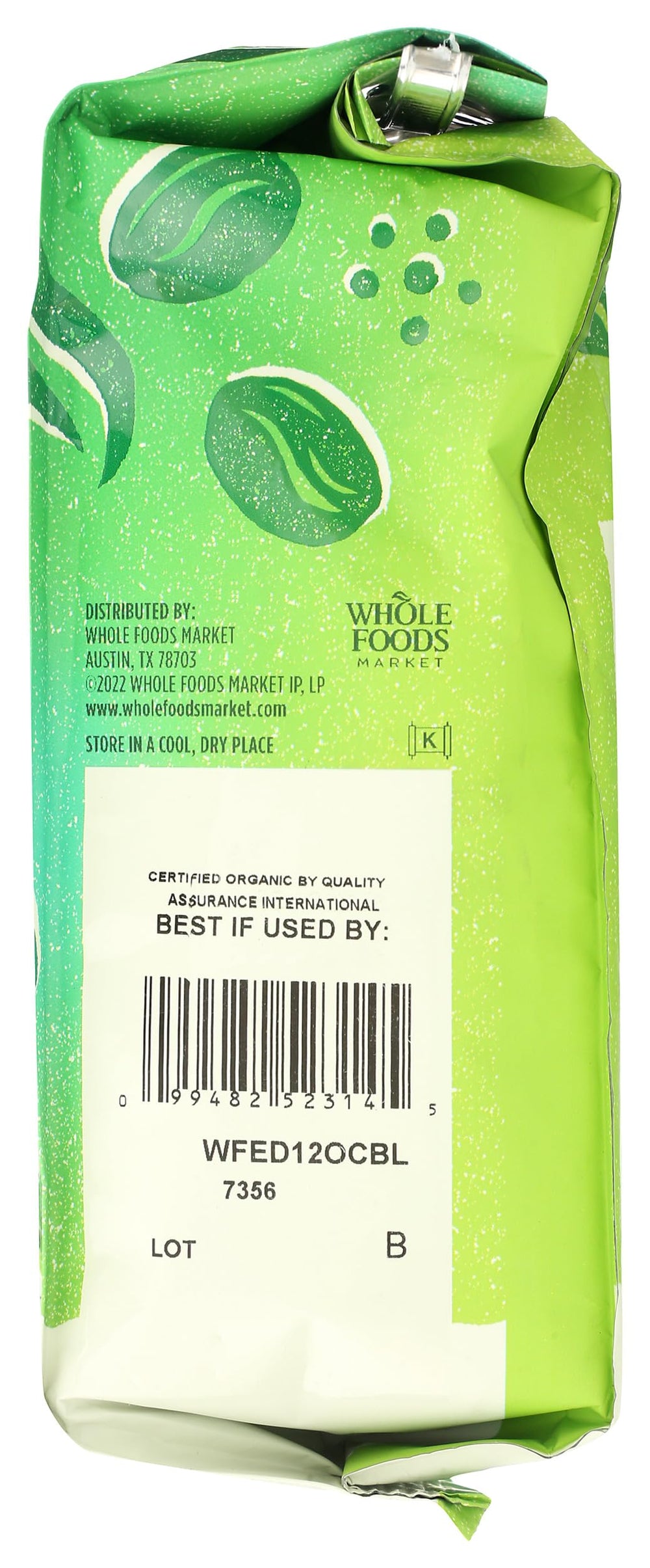 Roasted beans emit a rich fragrance from Whole Foods Market Continental Blend