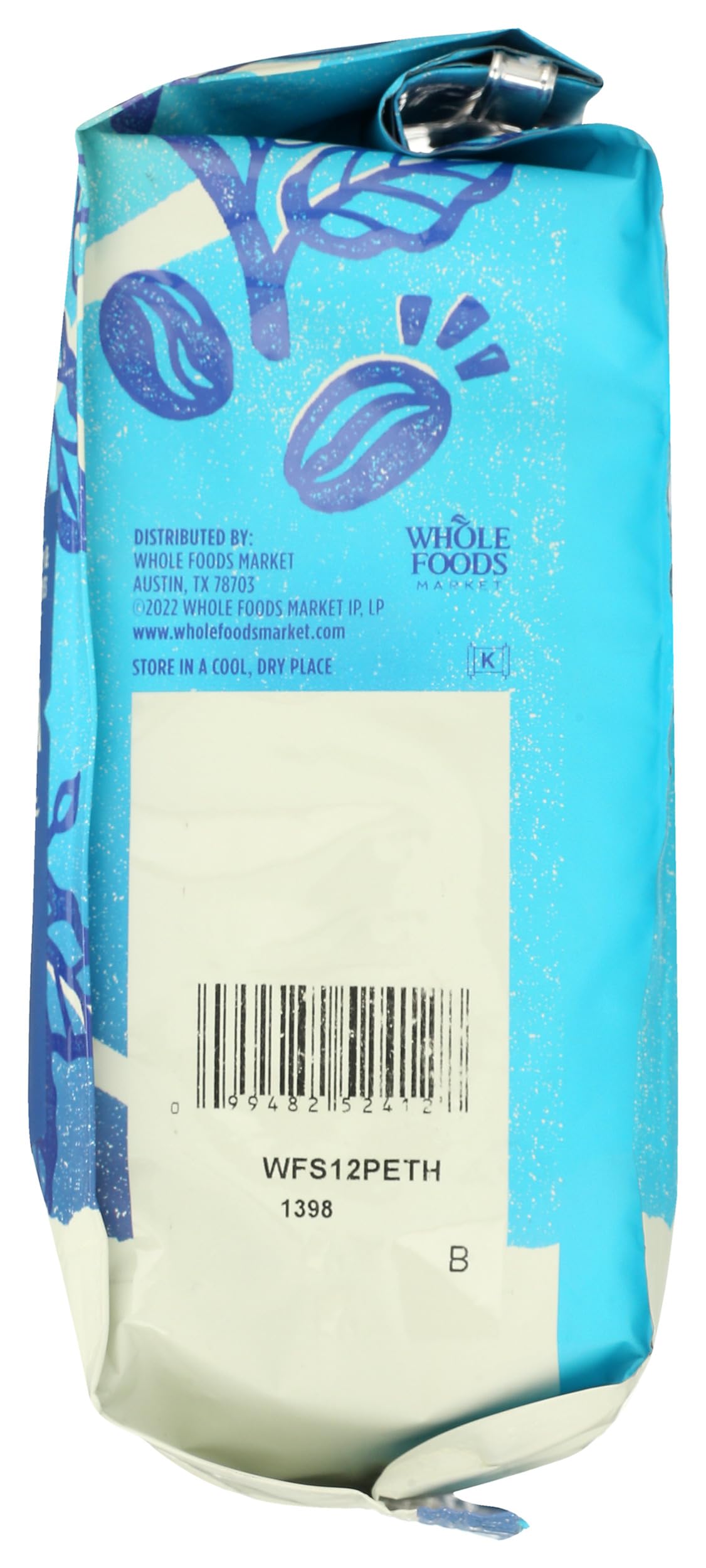 Whole Foods Market decaf Ethiopia raw honey note paired with dried berries