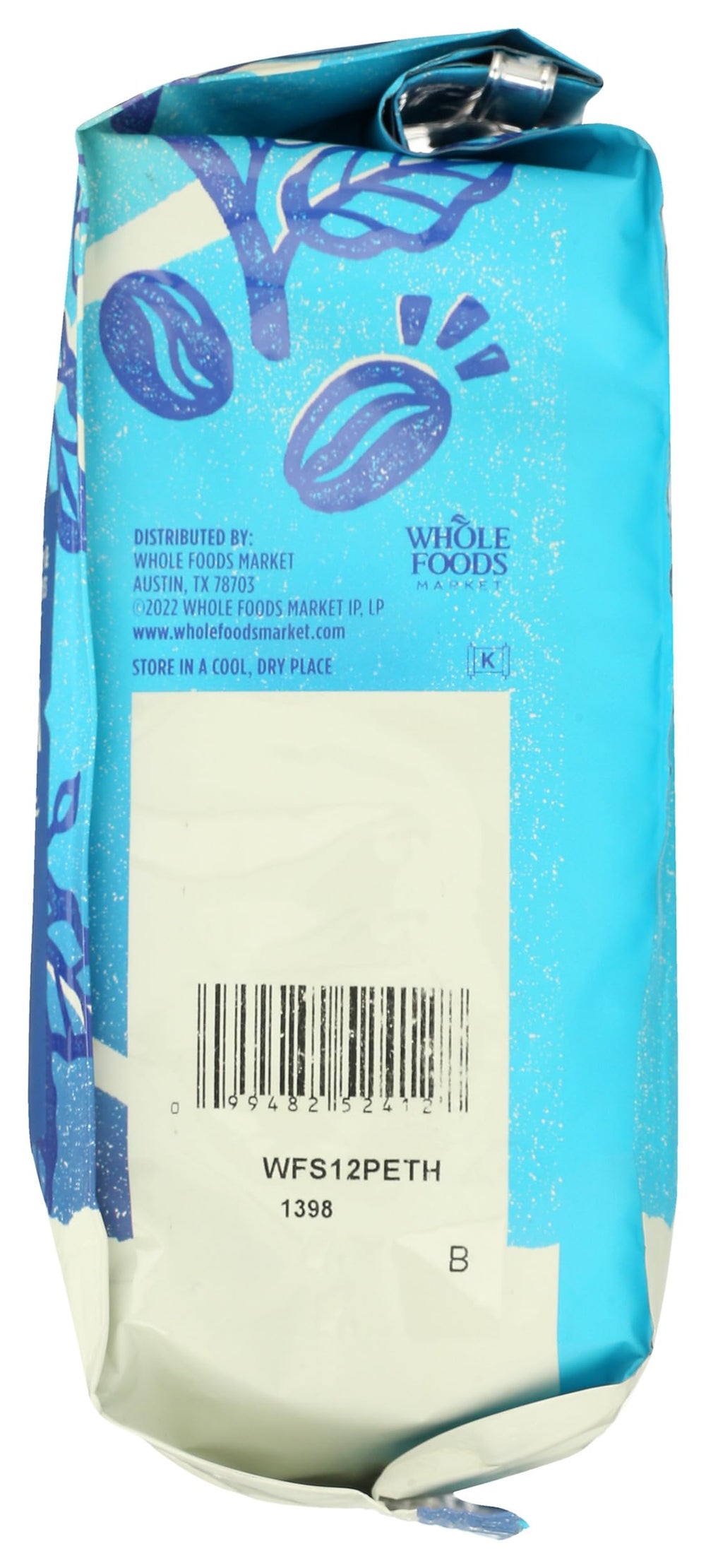 Whole Foods Market decaf Ethiopia raw honey note paired with dried berries