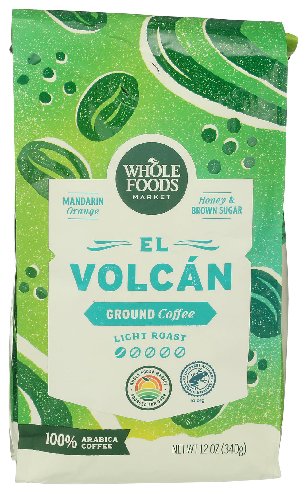 Whole Foods Market El Volcán coffee with mandarin orange notes for bright mornings