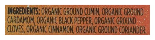 Whole Foods Market organic garam masala powder enhances Indian cooking.