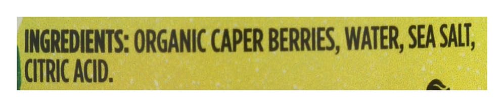 Kosher-certified caper berries from Whole Foods Market ready for Mediterranean dishes