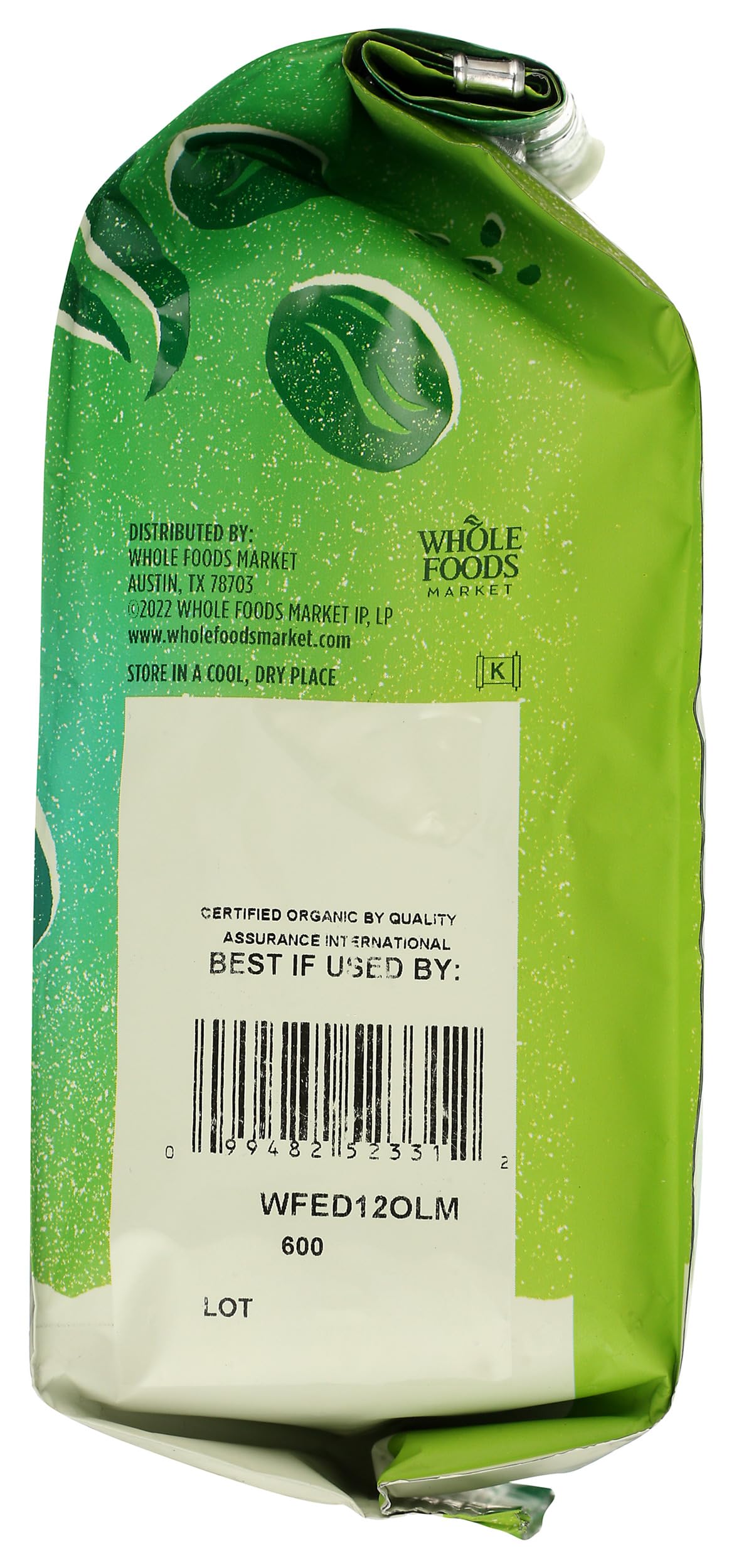Whole Foods Market Organic La Mesa packaging on shelf highlighting premium quality