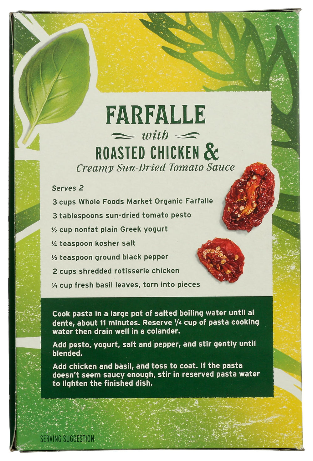 Whole Foods Market made-in-Italy pasta from a traditional pastificio.
