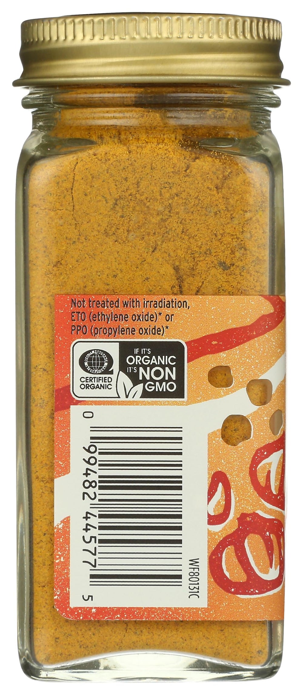 Pour shot of Whole Foods Market Muchi curry seasoning suggests easy seasoning and consistent flavor