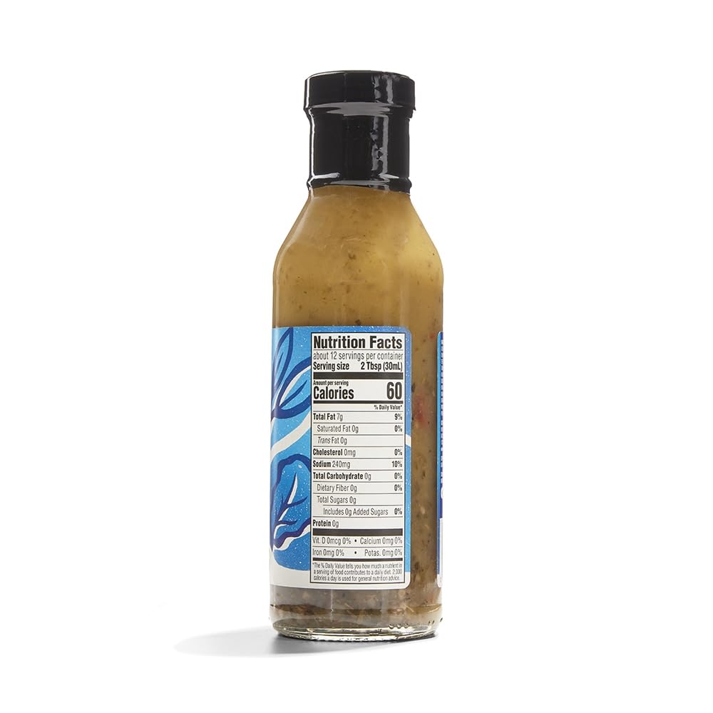 Whole Foods Market Organic Herbes de Provence Vinaigrette label close-up highlighting organic ingredients