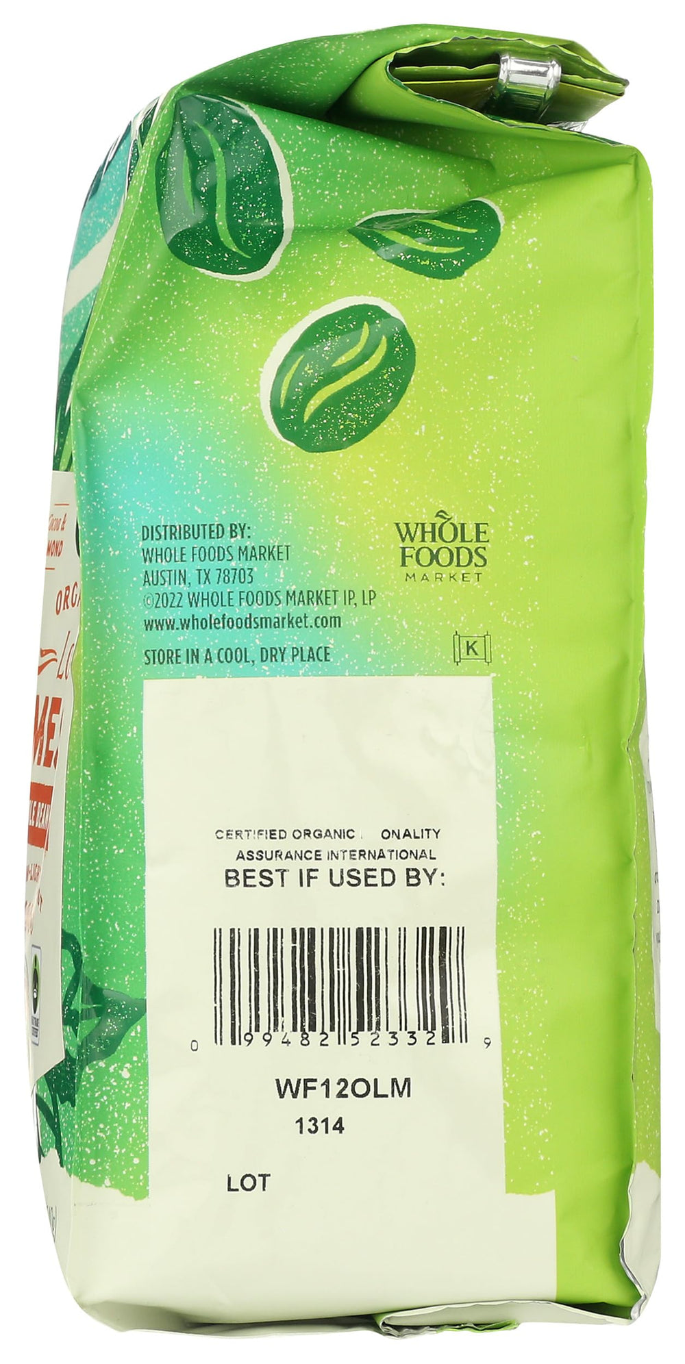 Whole Foods Market Organic La Mesa coffee farm sourcing map visual, emphasizing ethical beans.