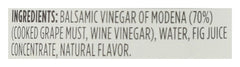 Whole Foods Market savory fig balsamic condiment beside Italian origin label for finishing meals.