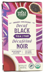 Whole Foods Market tea bags ready for quick, caffeine-free brewed moments