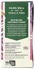 Whole Foods Market tea leaves closeup highlights organic origins and quality