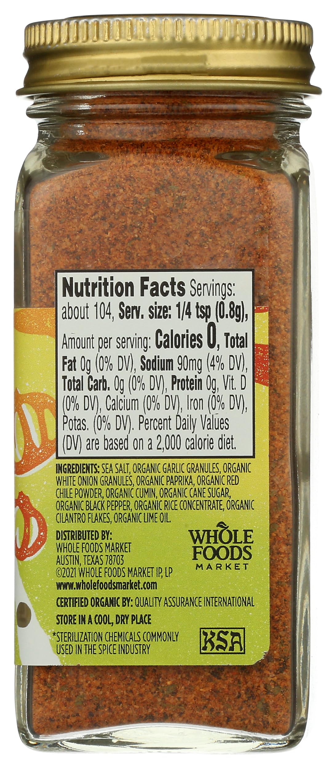 Whole Foods Market versatile seasoning blend for multiple dishes and quick flavor boost