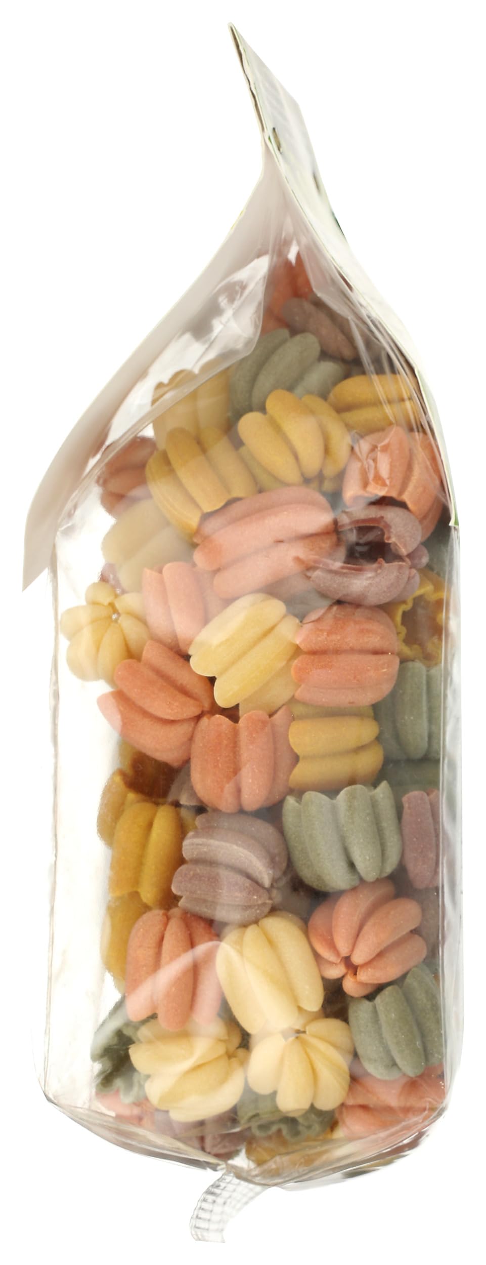 Whole Foods Market Zucchette Organic Pasta bag highlights organic durum wheat basics.