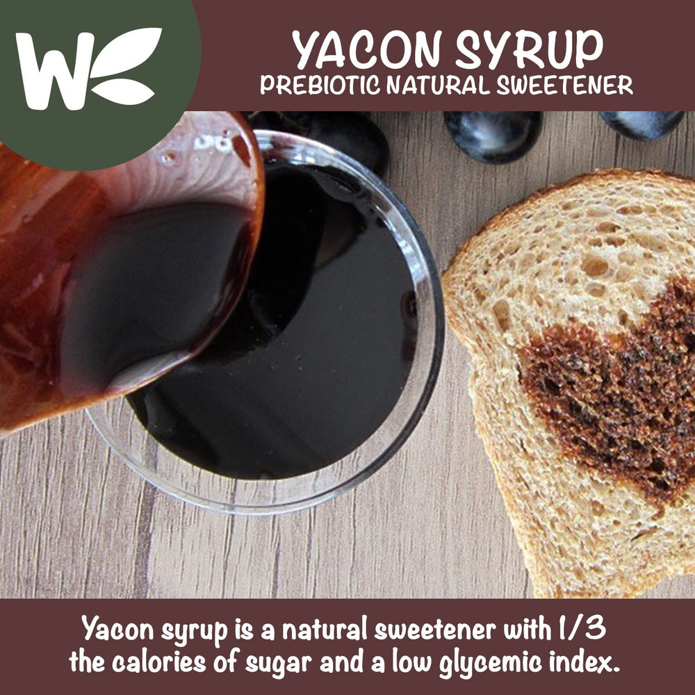 Organic label on Wholefort yacon syrup highlights natural sourcing