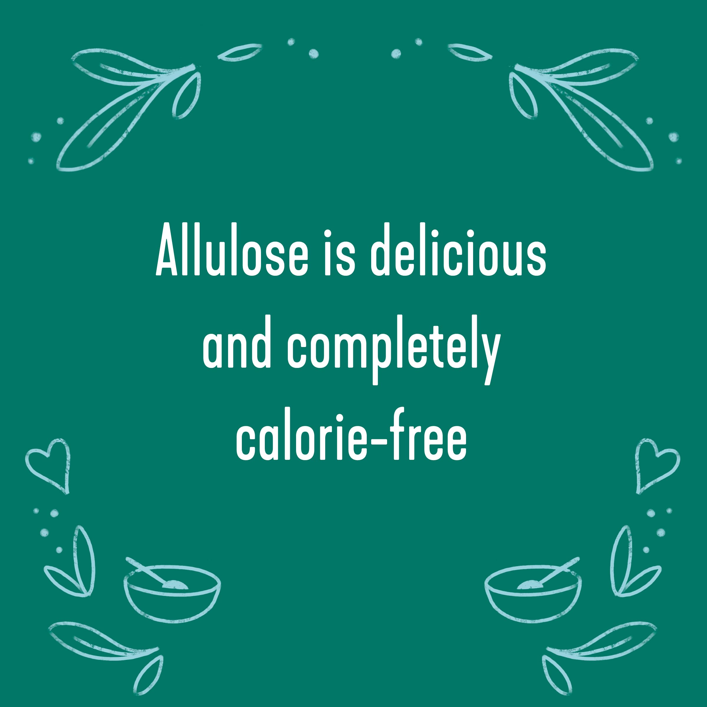 Wholesome Allulose sweetener bottle used in coffee for rich flavor without calories.