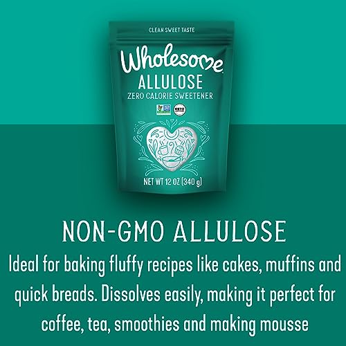 Wholesome Allulose sweetener packet package convenient for on-the-go sweetening.