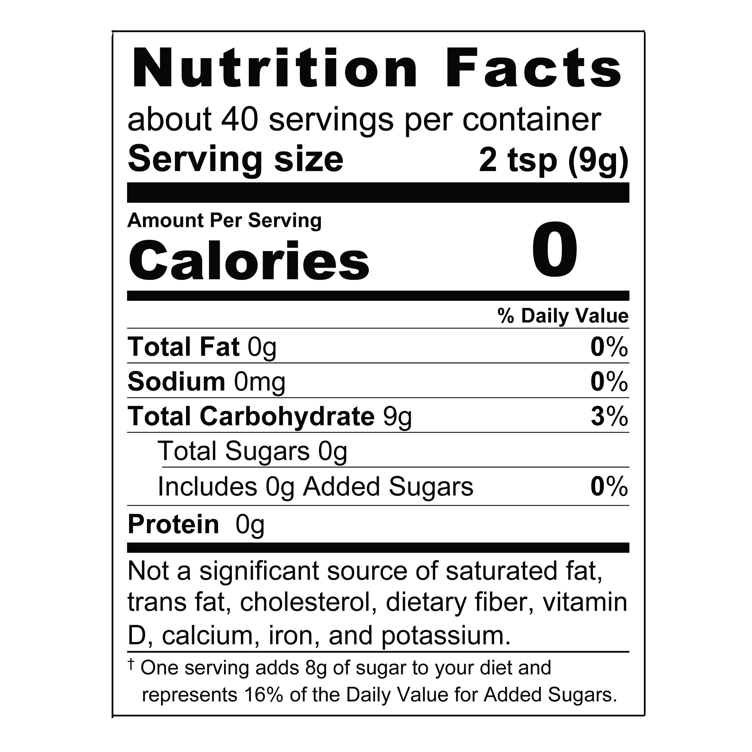 Wholesome Allulose sweetener cup beside tea reveals keto-friendly sweetening option.