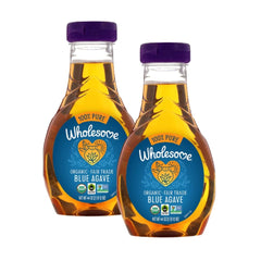 Wholesome Blue Agave Nectar 44oz bottle, versatile natural sweetener for drinks