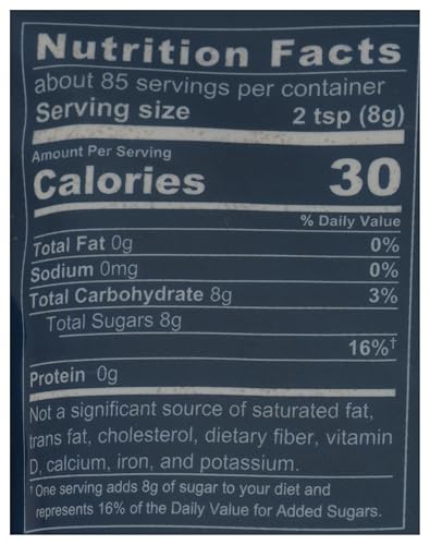 Wholesome Brown Sugar measuring spoon in bowl, suggesting easy recipe substitutions.